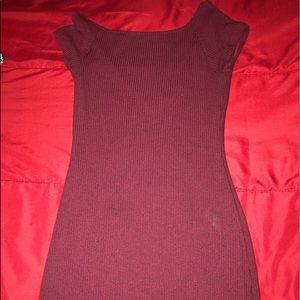 Maroon long dress